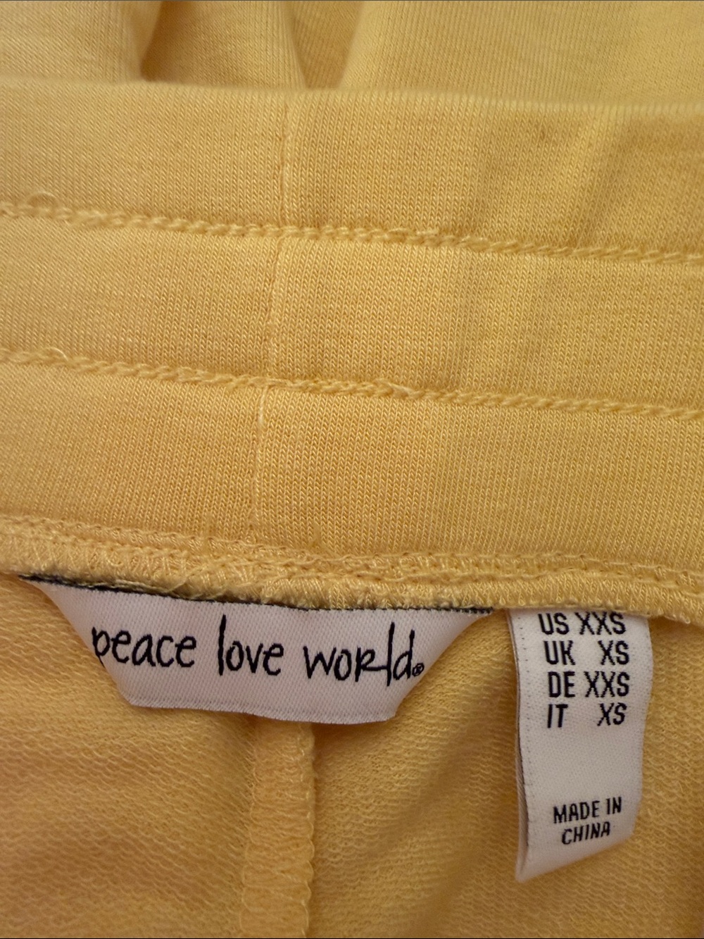 Yellow/Cream striped Women's Knit Pull-On Pants - Picture 10 of 12
